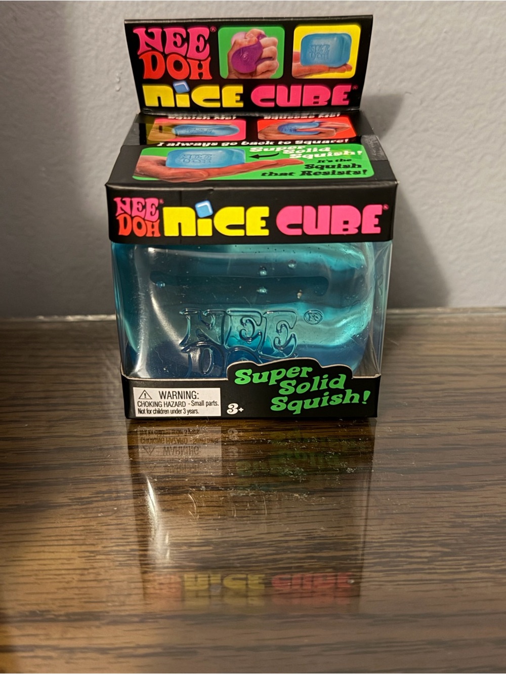 Nice Cube Blue Super Solid Squish Toy